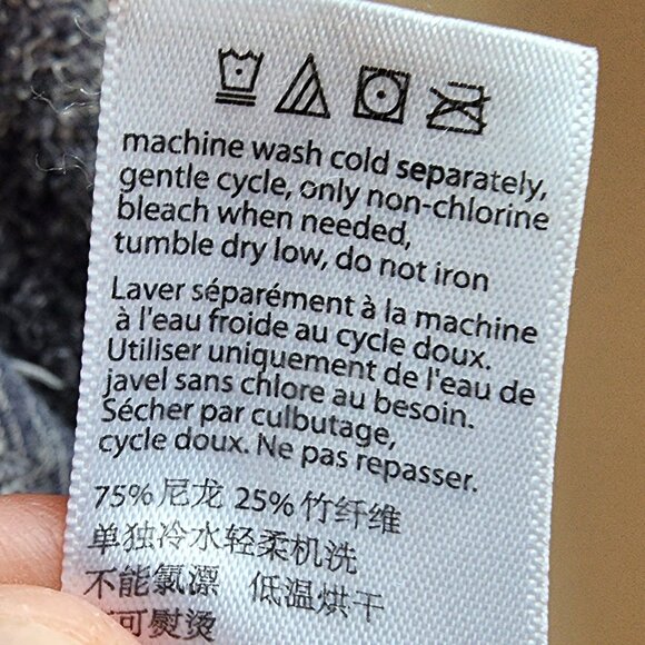 Barefoot Dreams Blue/Gray Angled Open Cardigan Sizze XS/S - Picture 11 of 16